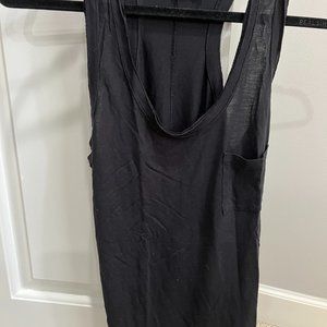 Rag & Bone Black Pocket Tank NWOT
